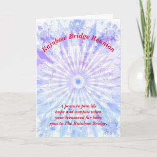 Cartão Poema: Conforto Para Perda De Pet; PB, dobrada