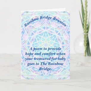 Cartão Poema: Conforto Para Perda De Pet; PBP, dobrado