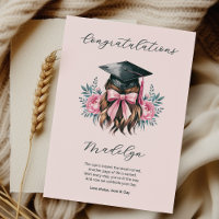 Poema de Congratulações de Formatura Feminino Boin