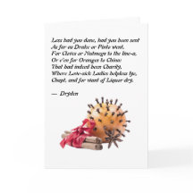 Poema de Dryden sobre Cravos e Laranjas