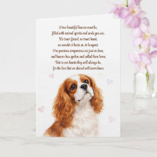 Cartão Poema Espiritual de Simpatia para Cocker Spaniel