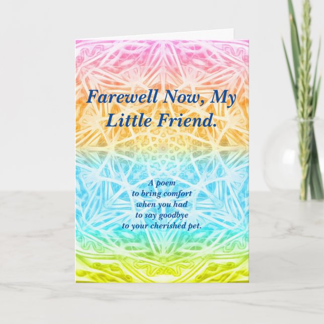 Cartão Poema: Simpatia por perda de poetas, POBY, saudaçã (Frente)