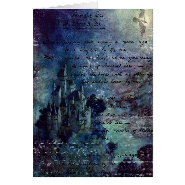 Cartão Poe's Fairyland, Aniversário (Frente)
