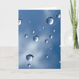 Cartão Poesia de Nuvens Flutuantes Abaixa Nuvens