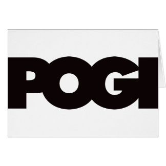 Cartão Pogi - preto
