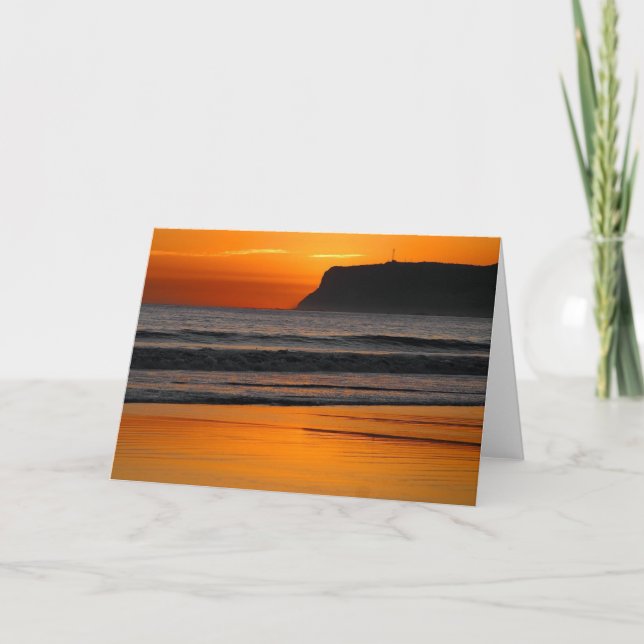CARTÃO POINT LOMA BEACH SUNSET CARD (Frente)