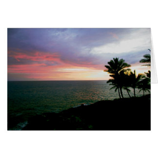 Cartão Poipu Sunset