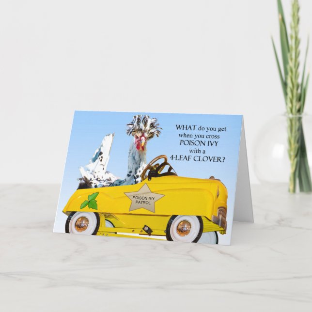 Cartão Poison Ivy Patrol (Frente)