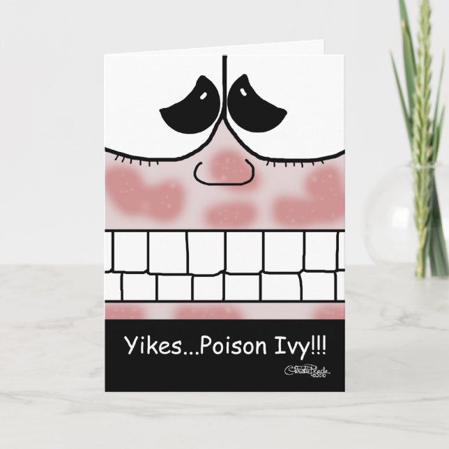 Cartão Poison Ivy Rash (Frente)
