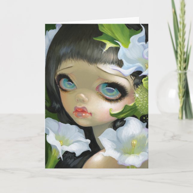 Cartão "Poisonous Beauties V: Datura" Greeting Card (Frente)