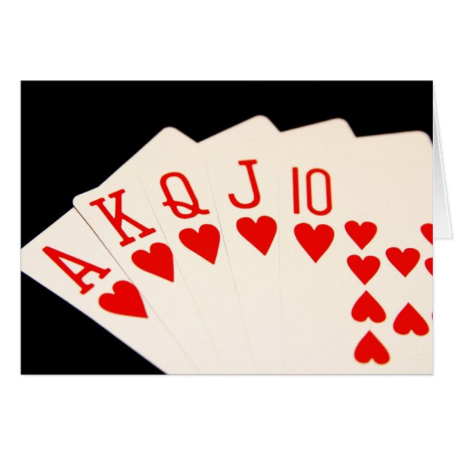 Cartão Poker (Frente Horizontal)