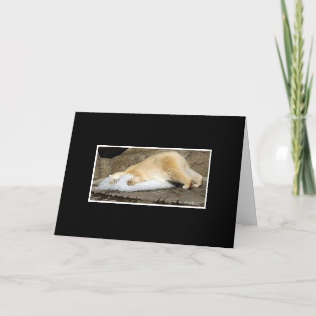 Cartão polar bears miss you (Frente)