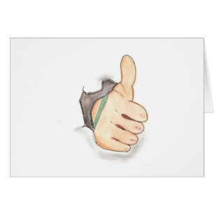 Cartão Polegares acima