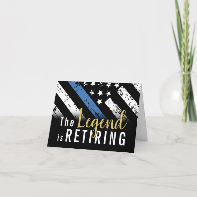 Cartão Polícia de Sinalizador da Linha Azul de Reforma da (Frente)