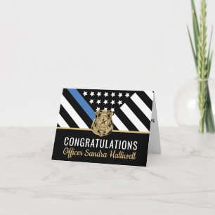 Cartão Polícia do Oficial de Polícia