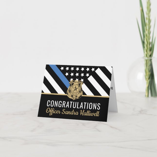 Cartão Polícia do Oficial de Polícia (Frente)