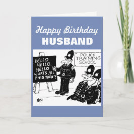 Cartão Polícia na Escola de Formação Policial