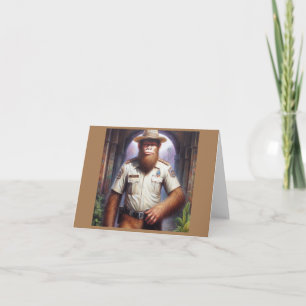 Cartão Policial Bigfoot
