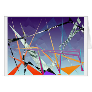 Cartão polígono contrastive #1