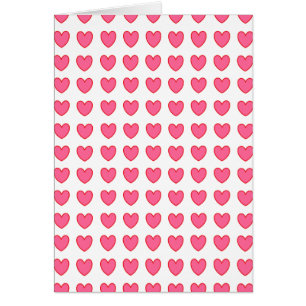 Cartão Polka Hearts