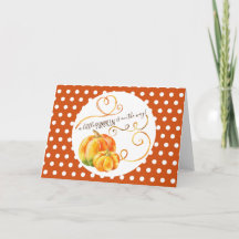 Polkadot Pumpkin Fall Orange Baby Announing