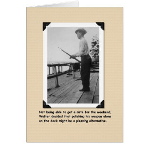 Cartão Polonês a arma