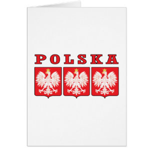 Cartão Polska Eagle Shields
