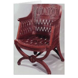 Cartão Poltrona do estilo de Louis XVI