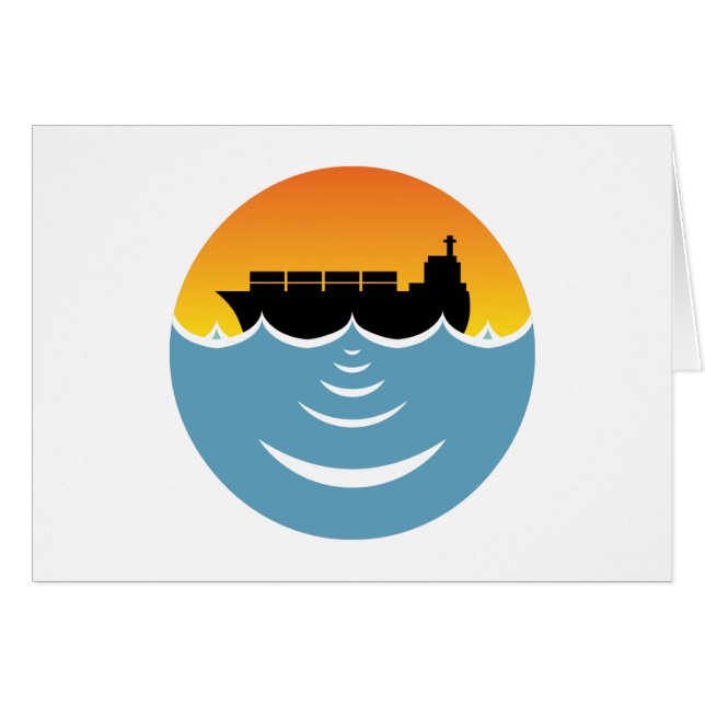 Cartão poluição sonora dos oceanos (Frente horizontal)