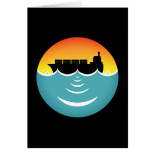 Cartão poluição sonora dos oceanos
