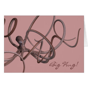 Cartão Polvo gigante