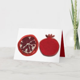 Cartão Pomegranatos-cinzentos