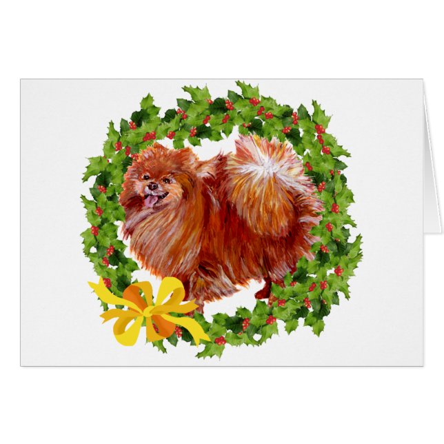 Cartão Pomerânia de Férias (Frente Horizontal)