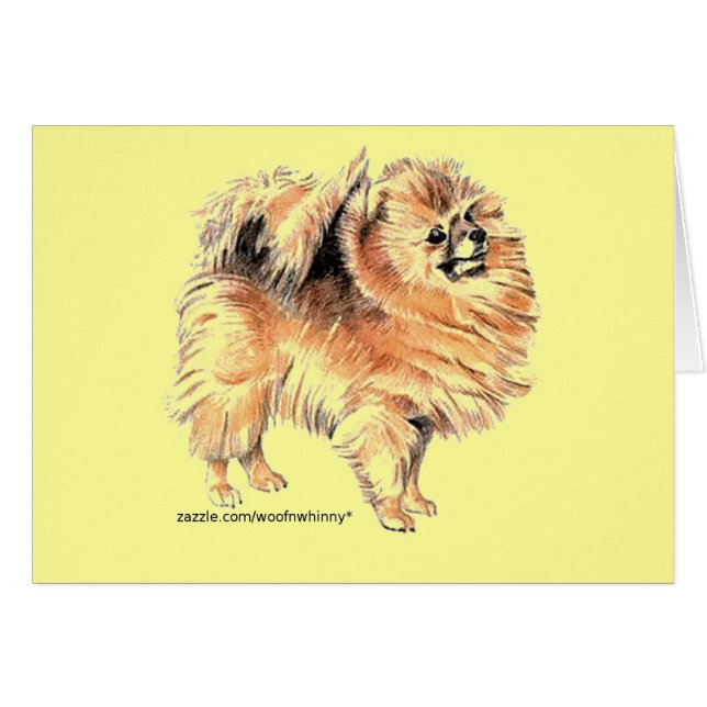 Cartão Pomeraniano! (Frente horizontal)