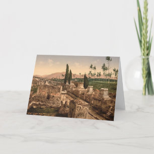 Cartão Pompeii, Street of Tombs Note Card