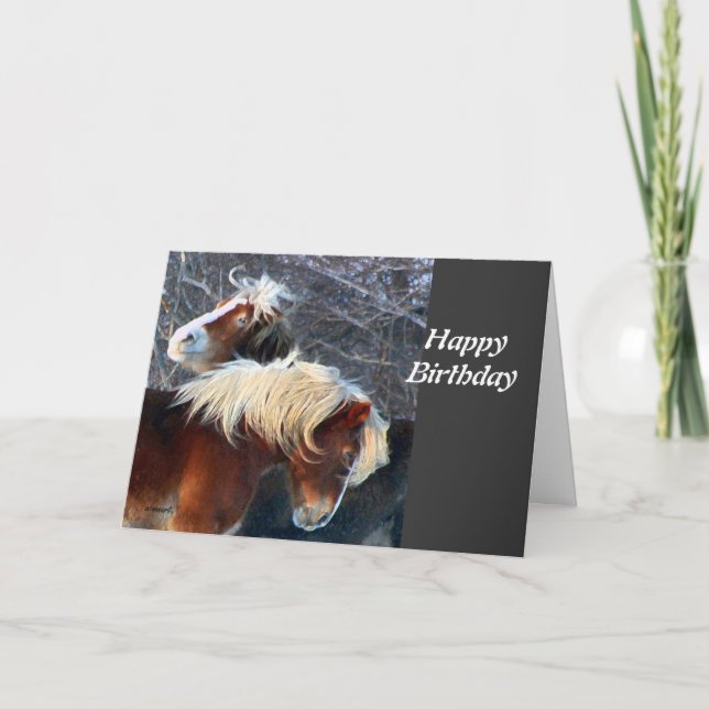 Cartão pôneis (Frente)