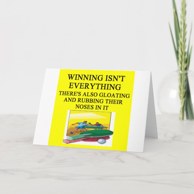 Cartão pong de tênis de mesa de  (Frente)