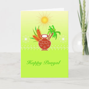 Cartão Pongal - South Indian festival