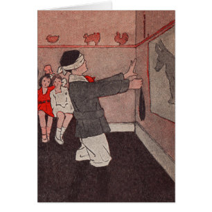 Cartão Ponha a cauda Donkey