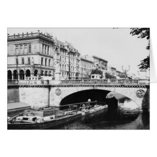 Cartão Ponte Belle-Alliance, Berlim, c.1910