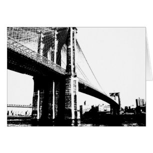 Cartão Ponte Brooklyn