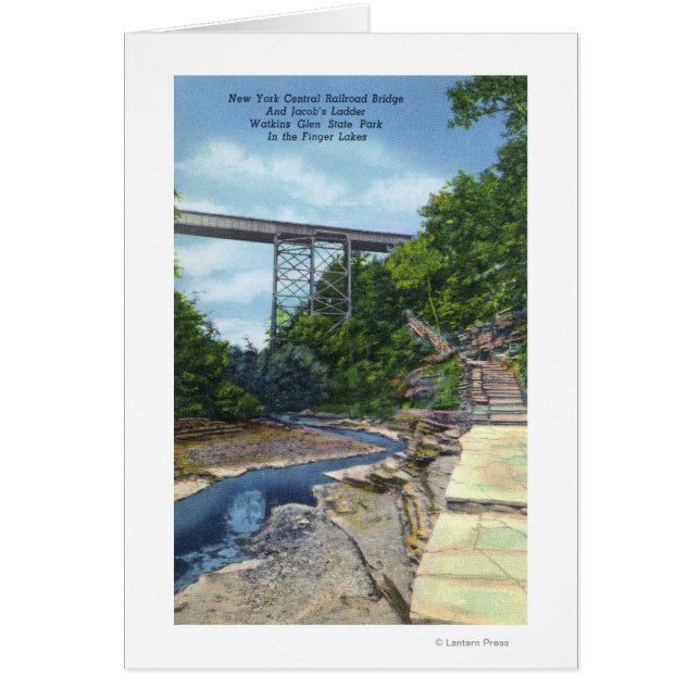 Cartão Ponte Central do NY, Escada do Jacob (Frente)