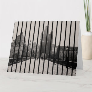 Cartão Ponte Charles em Praga