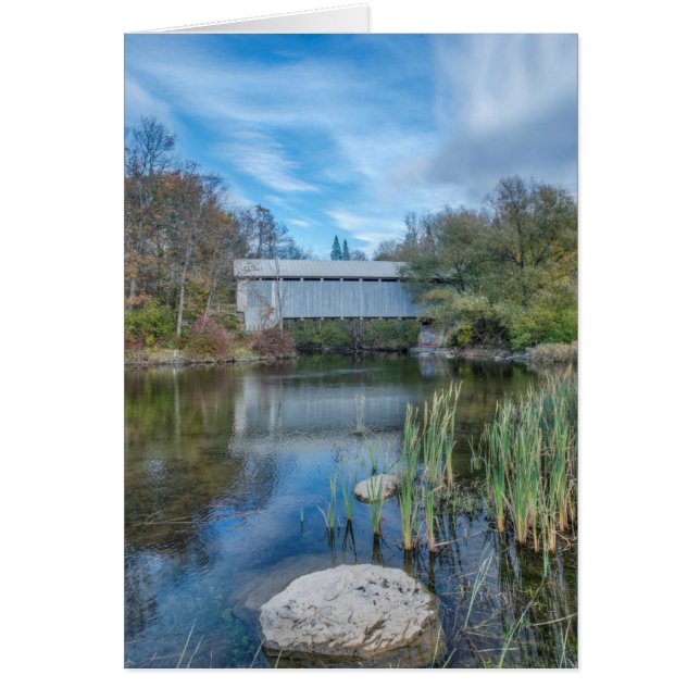 Cartão Ponte coberta Milby 2 (Frente)