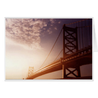 Cartão Ponte com céu brilhante