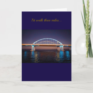 Cartão Ponte de 3 milhas de Pensacola - Fotografia Origin