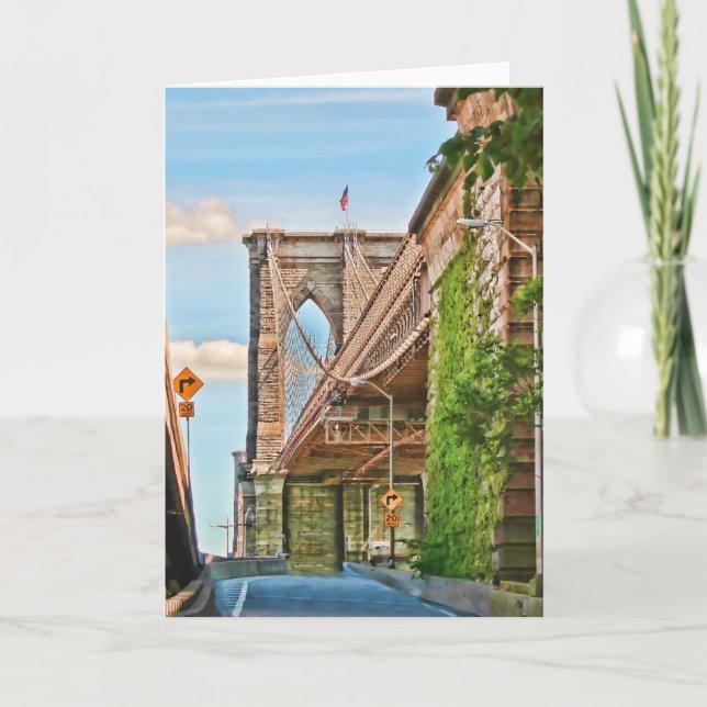 Cartão Ponte de Brooklyn (Frente)