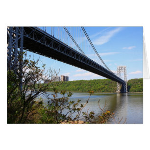 Cartão Ponte de George Washington New York-new Jersey