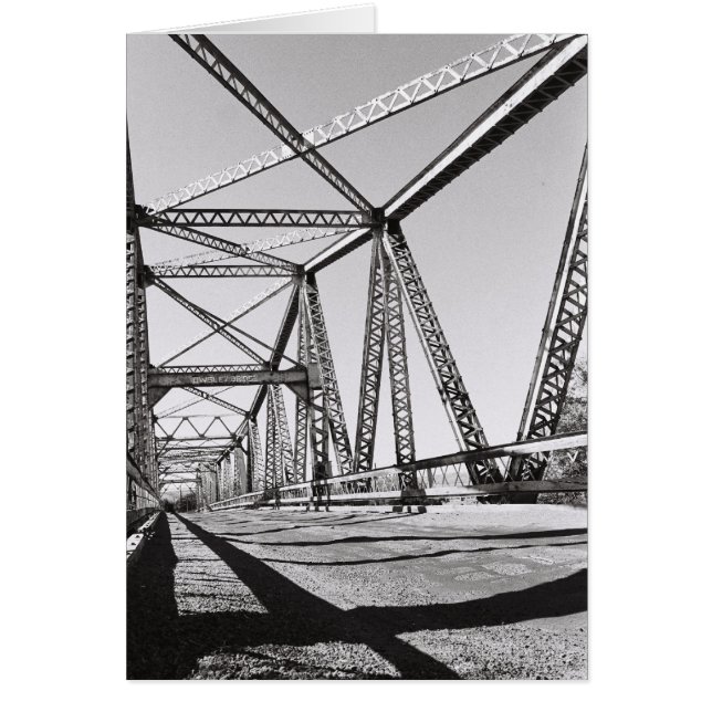 Cartão Ponte de Owsley em Hagerman, Idaho, EUA (Frente)