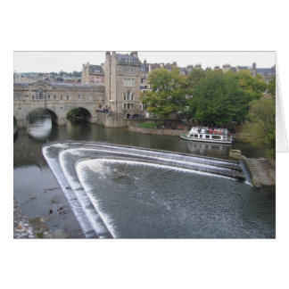 Cartão Ponte de Pulteney sobre o rio Avon
